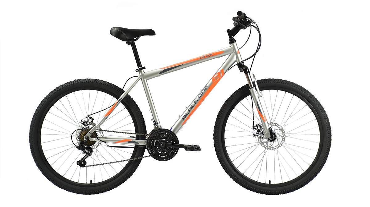 Велосипед Black One Onix 26 D серый/оранжевый