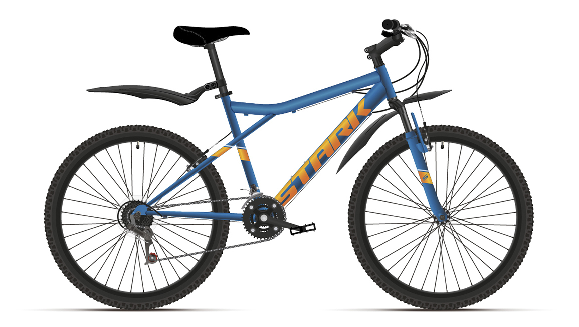 Велосипед Stark'21 Slash 26.1 D синий/оранжевый