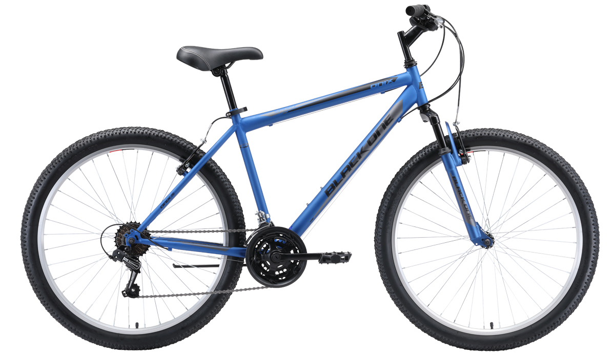 Велосипед Black One Onix 26 голубой/серый/чёрный
