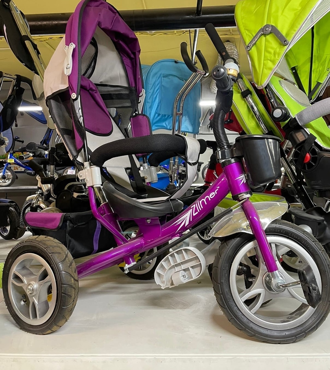 Велосипед Zilmer фиолетовый