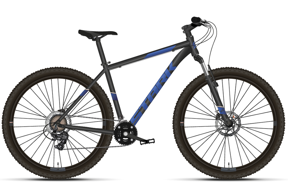 Велосипед Stark'21 Hunter 29.2 D черный/голубой