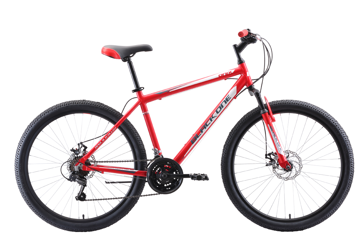 Велосипед Black One Onix 26 D Alloy красный/серый/белый
