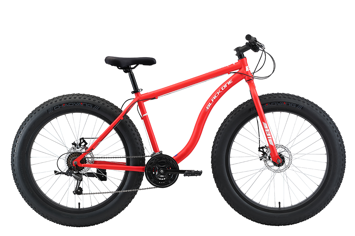 Велосипед Black One Monster 26 D красный/белый